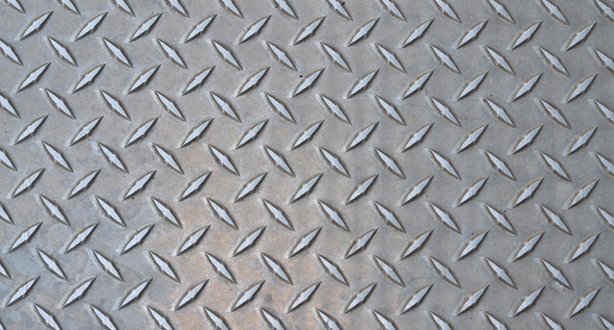 diamond plate non slip metal flooring