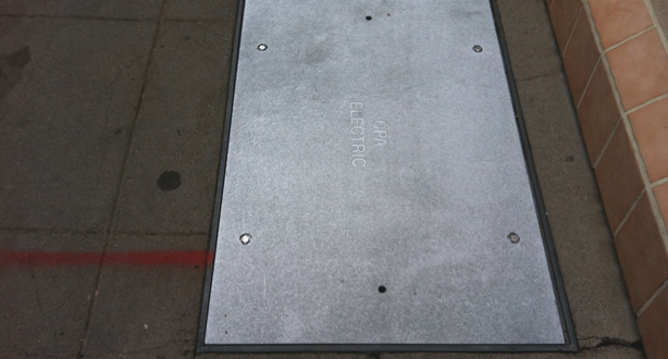 Non Slip Galvanized Steel Access Hatch