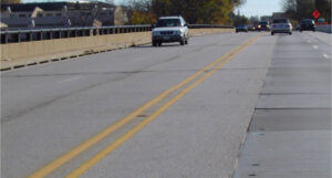 Slip Resistant Steel Road Plates on Ridgely Avenue Bridge