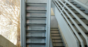 Non Slip Perforated Metal Stairs