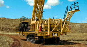 Caterpillar Machinery with Steel Plate