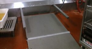 Stainless Steel retrofit floor scale
