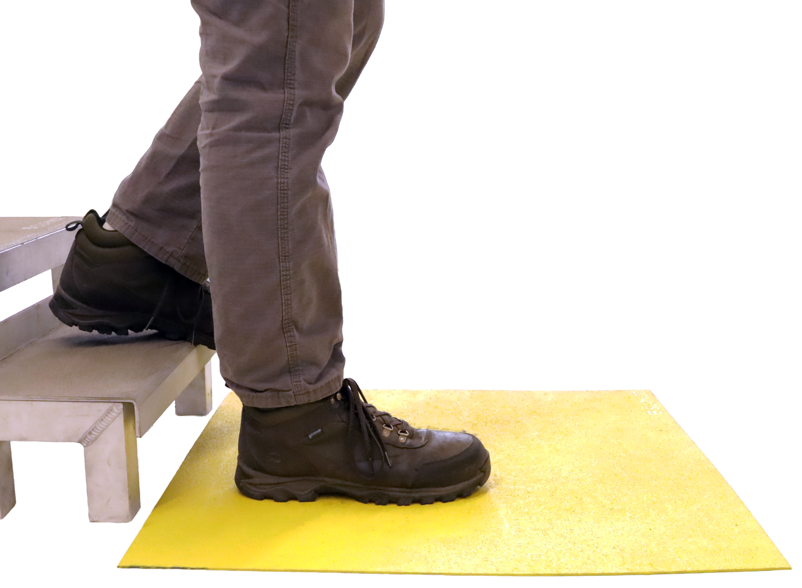 non slip step and safety landing